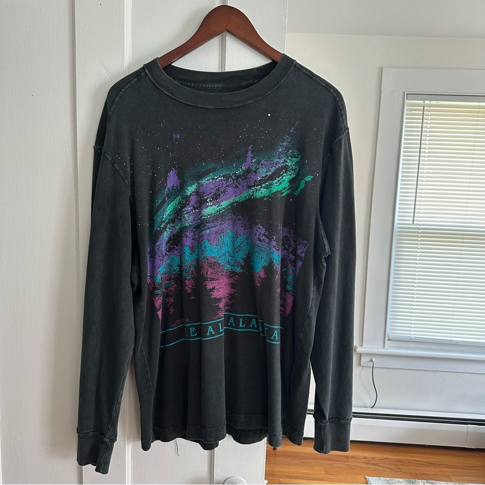 Abercrombie & Fitch Soft Black Denali Long Sleeve Tee